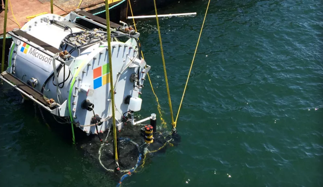Microsoft under vatten