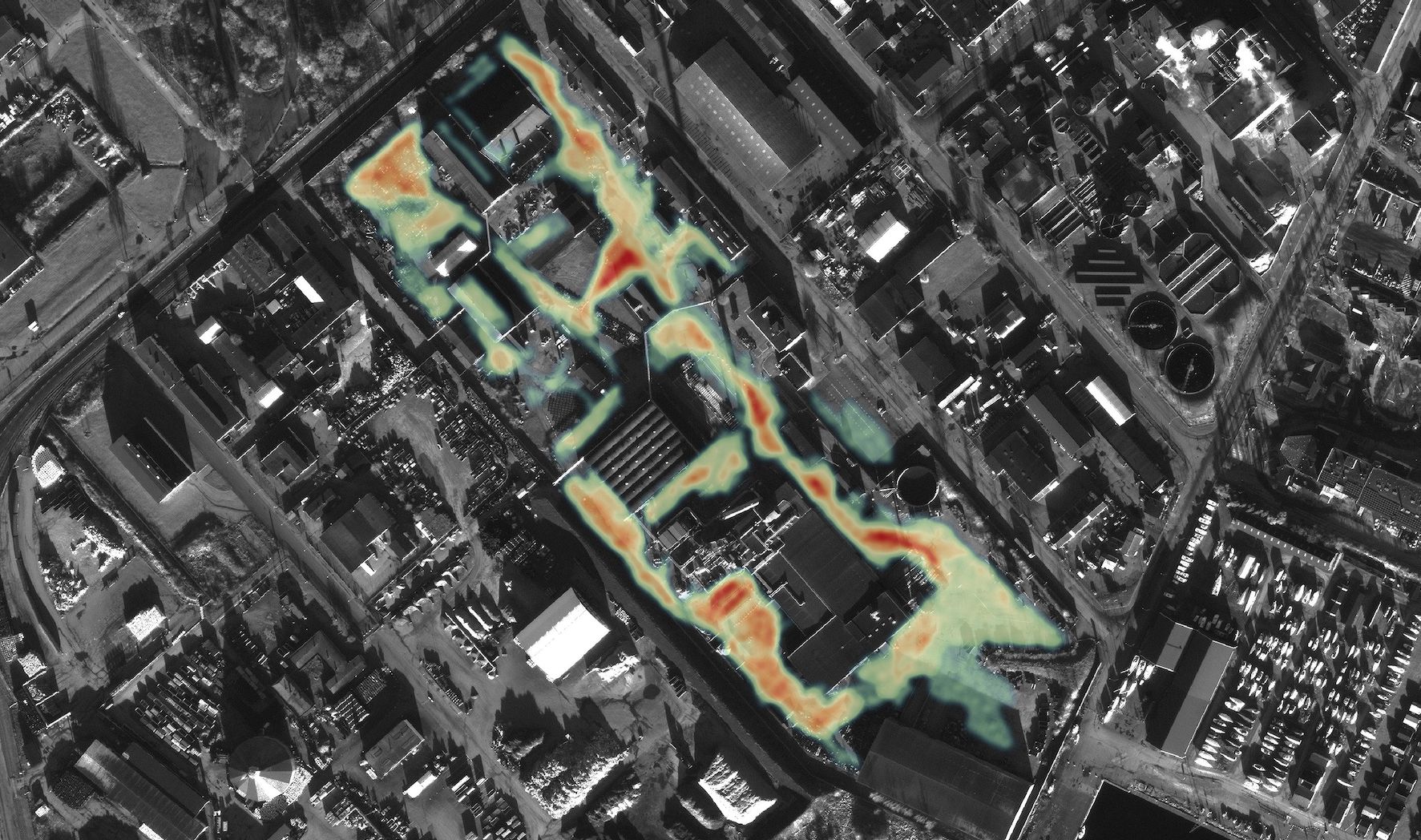 Boliden Satellitbild