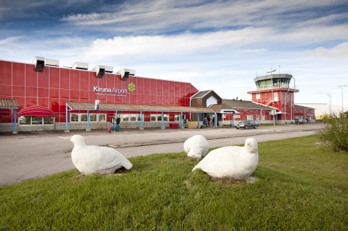 Kiruna Airport sommar