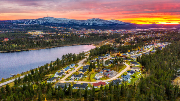 Gällivare Solnedgång