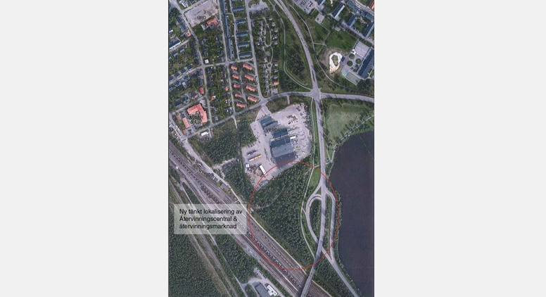 Återvinningen flyttar till Lövskatan