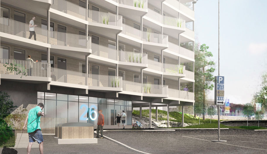 Lindbäcks bygger i Hökarängen