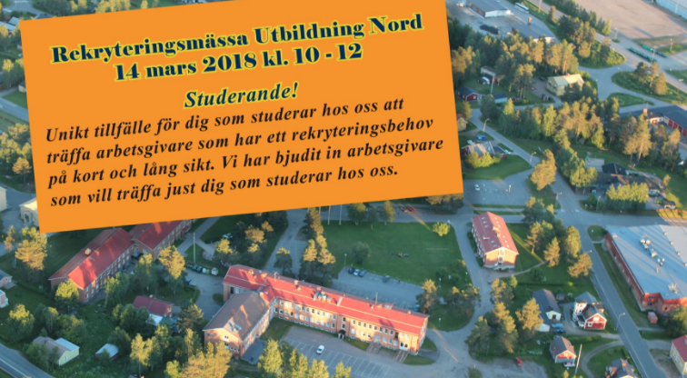 Rekryteringsmässa Utbildning Nord