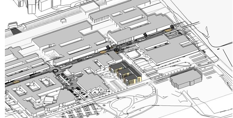 Studentbostäder skiss