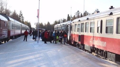 Inlandsbanan slog rekord i påsk
