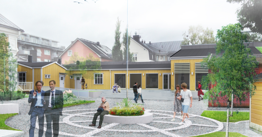 kreativa huset skiss