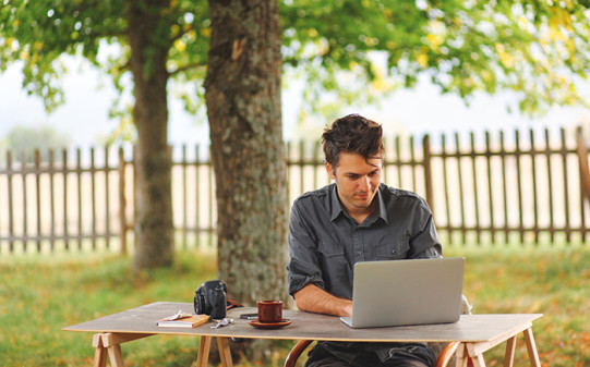 Arbeta på semestern