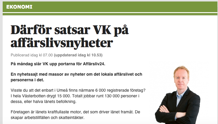 VK startar affärssajt