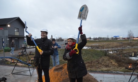 Spaden i luften för Barents center