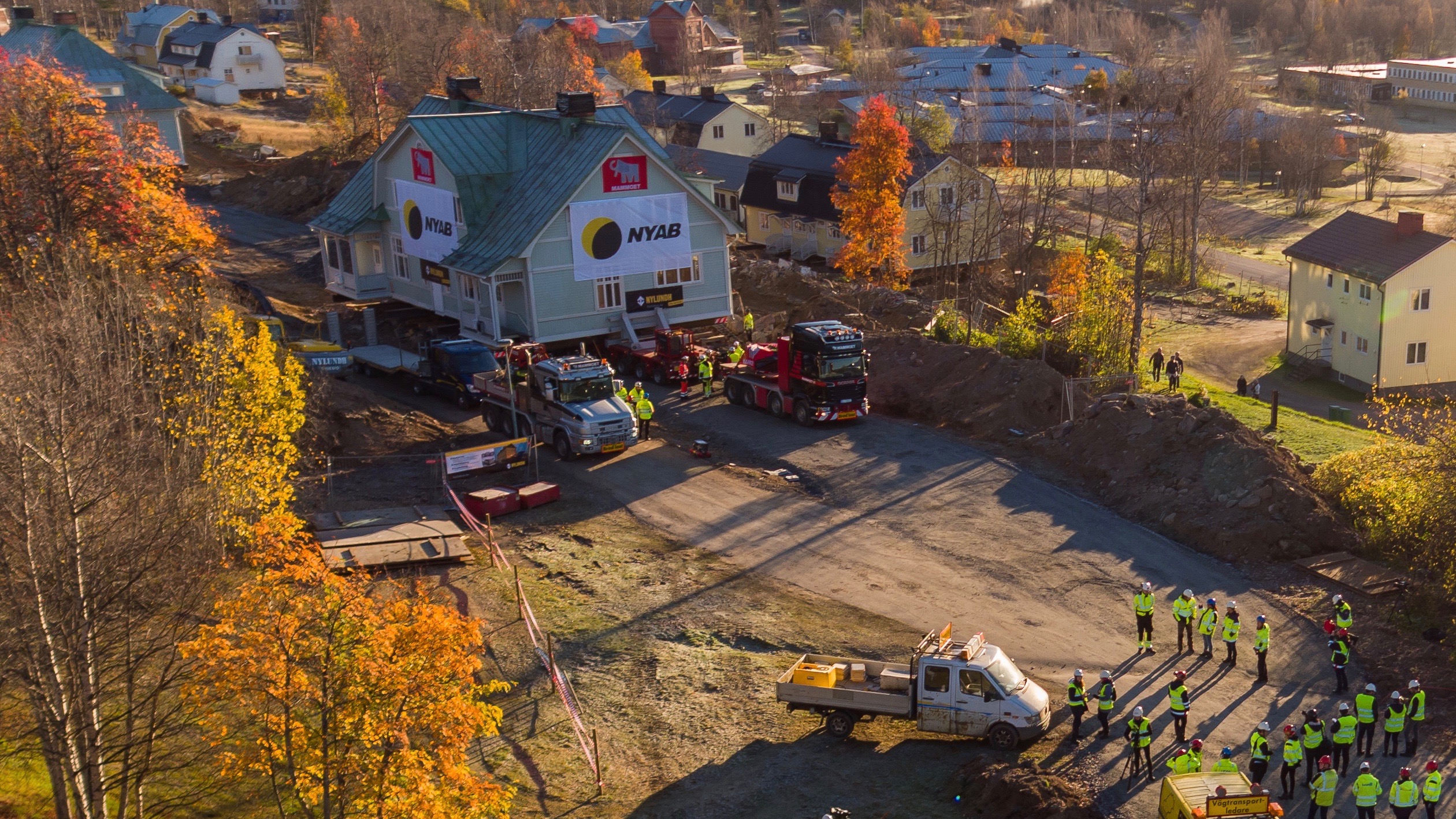 Husflytt i Malmberget