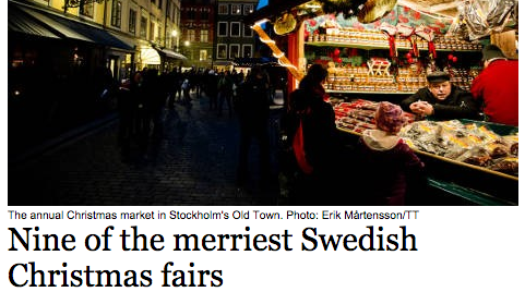 Hägnans julmarknad rekommenderas