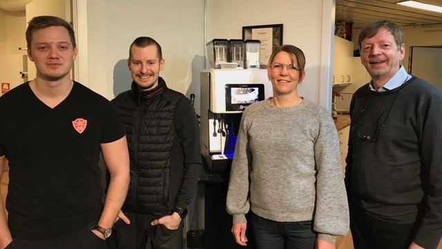 Kontorsgruppen får kaffepris