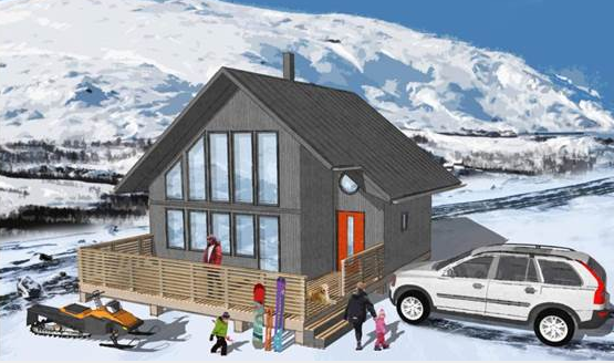 Fritidshus i Riksgränsen