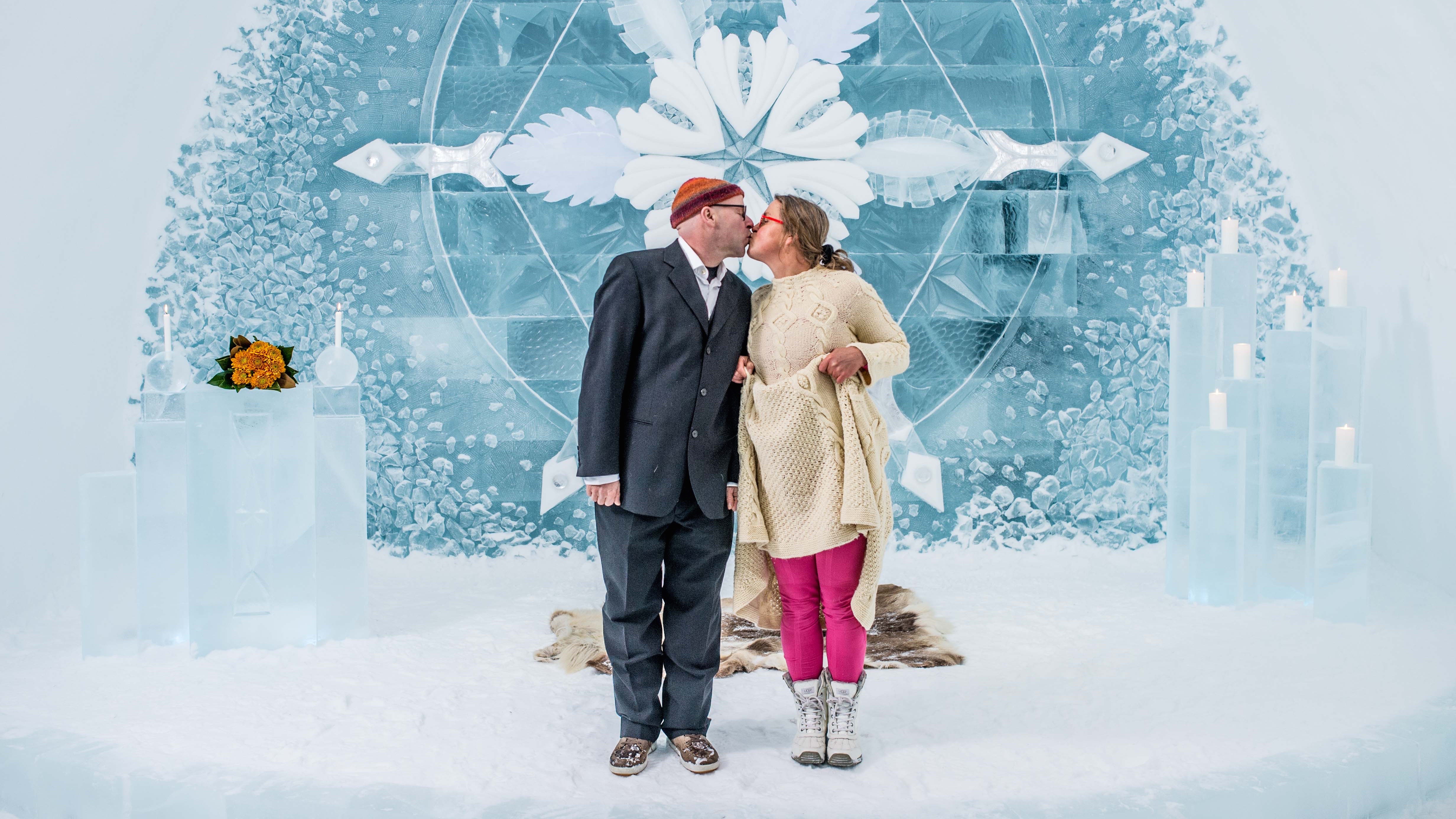 Icehotel cool bröllopsdestination