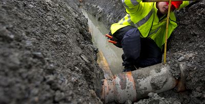 Svevia byter ledningar i Piteå