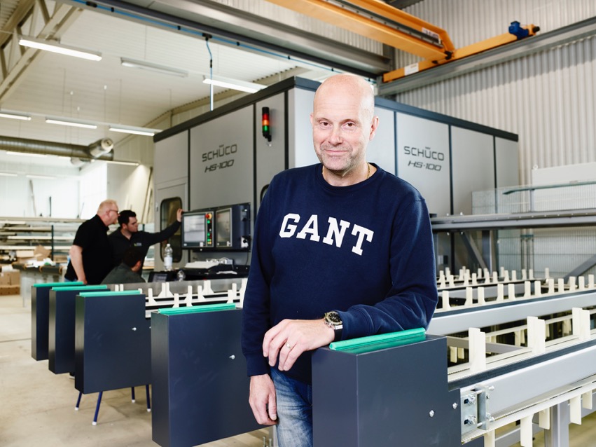 Svante Björk, vd, Öjebyns Glas & Aluminium.