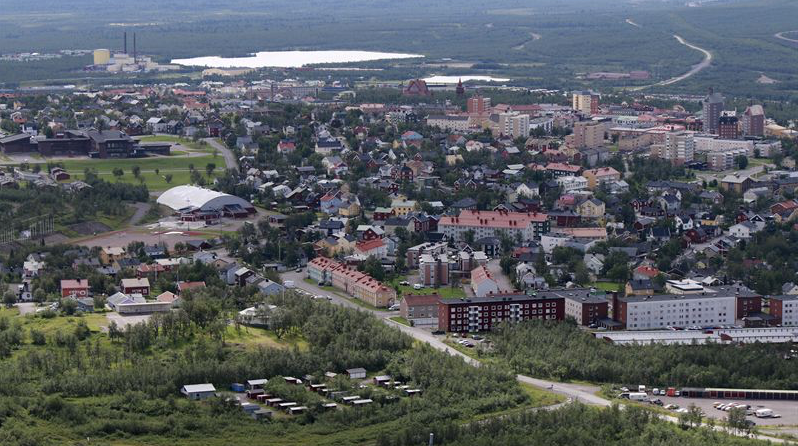 Kiruna flygbild