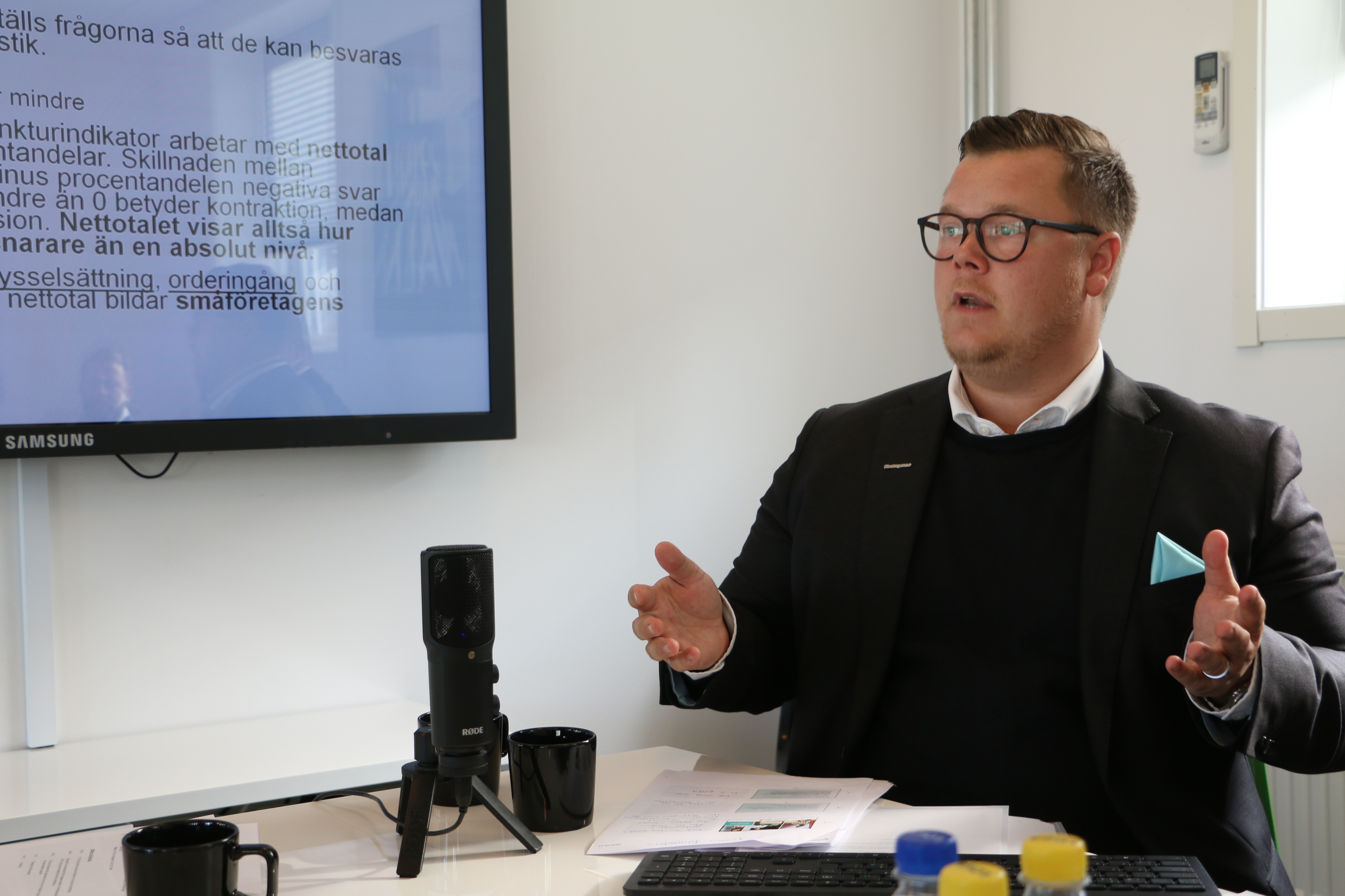 Tomas Blomster Småföretagsbarometern