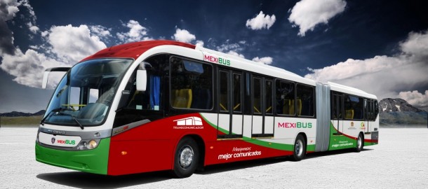 Scania buss i Mexiko