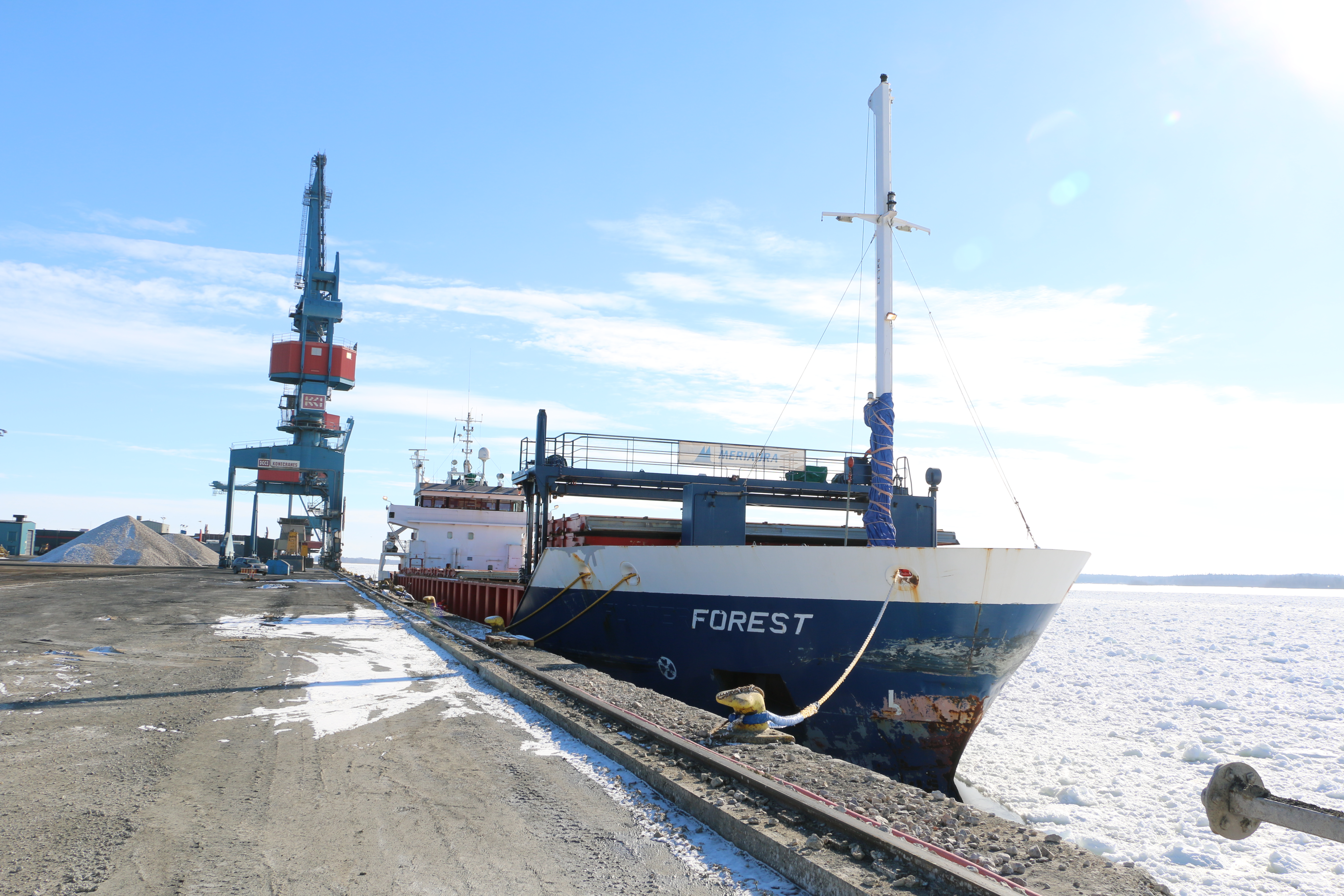 Shorelinks första last i Luleå