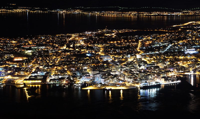 Tromsö by night