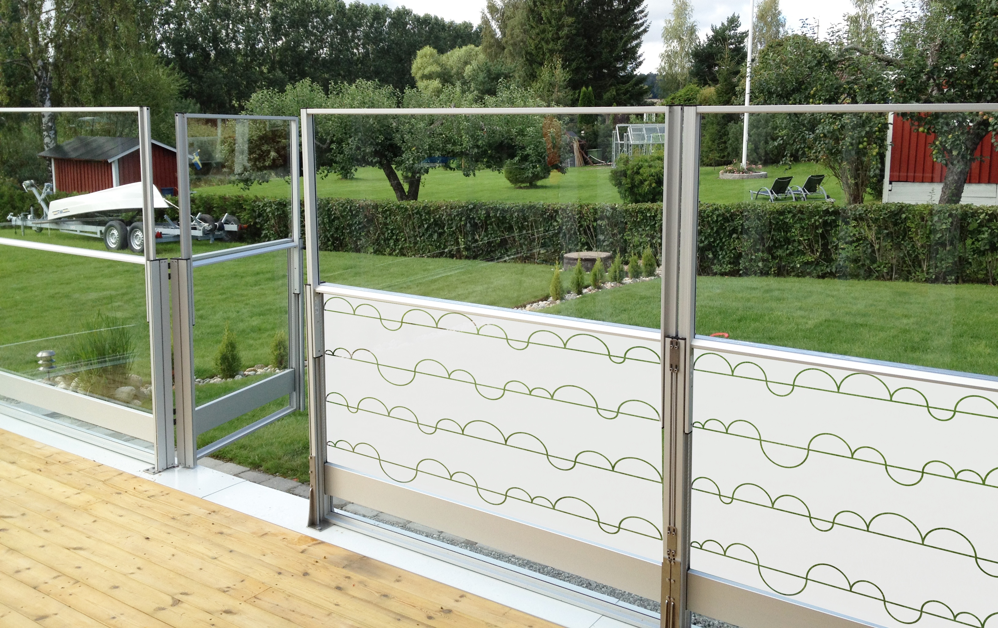 Mönstrade inglasningar