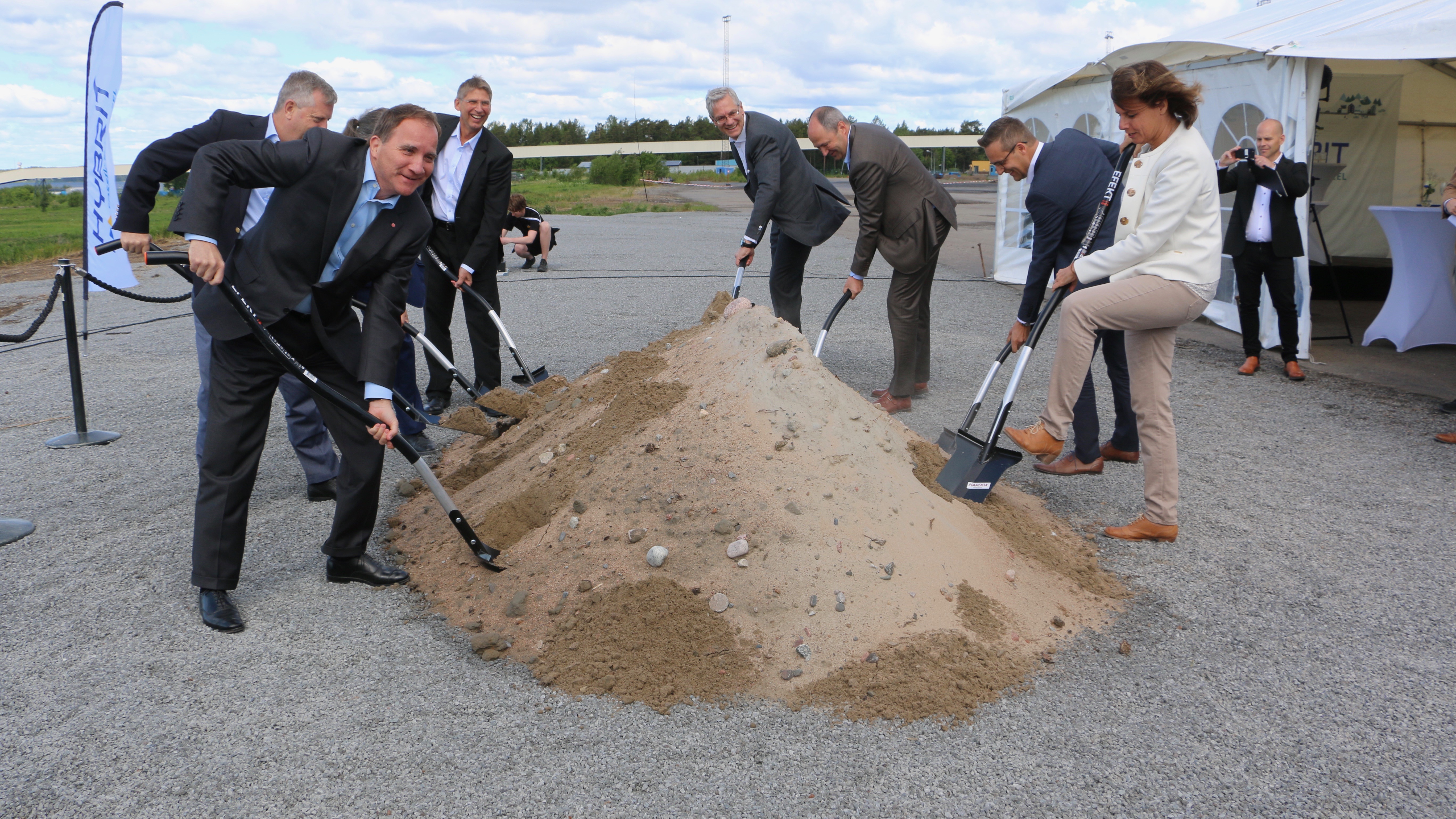 Hybrit första spadtaget (1)