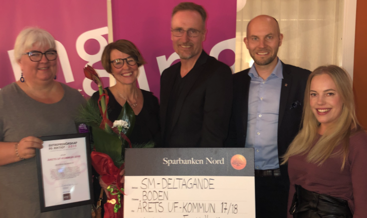 Boden blev Årets UF-kommun