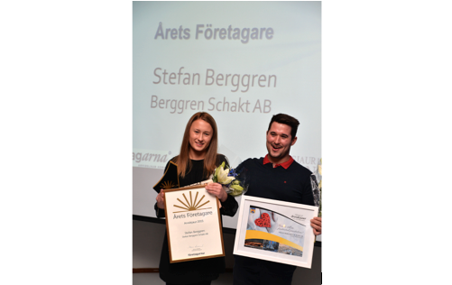 Berggrens Schakt Årets företagare i Arvidsjaur